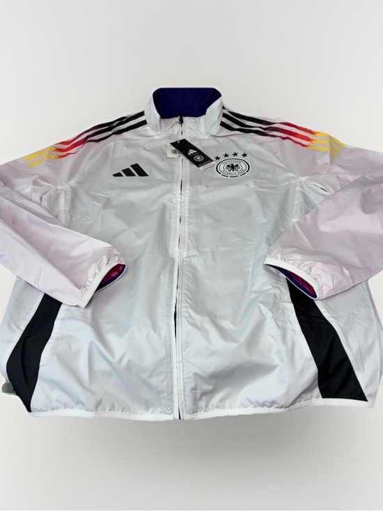 adidas Other - adidas Official Germany Football Reversible White/Purple Jacket Men’s M NEW!